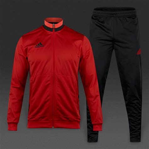 adidas trainingsanzug rot herren mit kaputze|Rot .